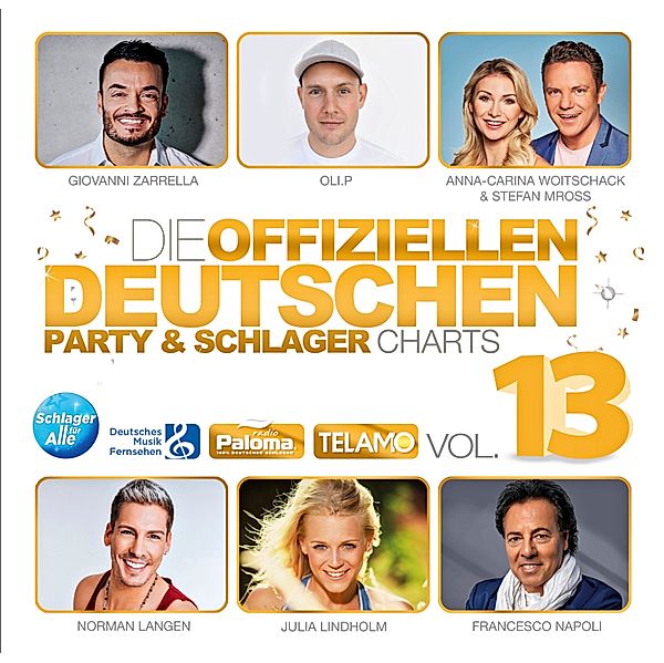 Die offiziellen Deutschen Party- & Schlager Charts Vol. 13 (2 CDs), Diverse Interpreten