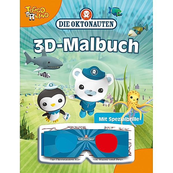 Die Oktonauten - 3D-Malbuch, m. 3D-Brille