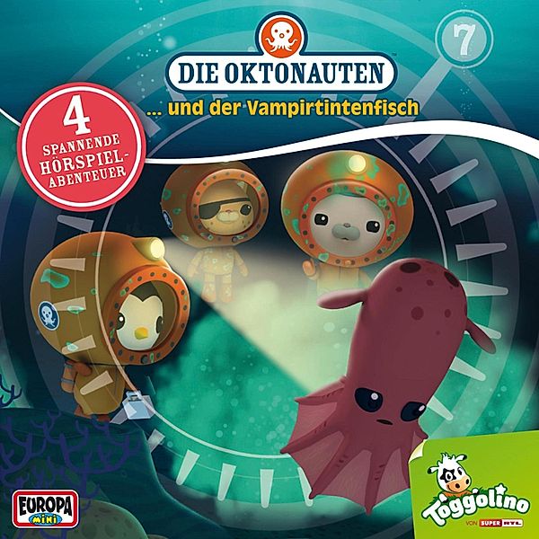 Die Oktonauten - 7 - Folge 07: Die Oktonauten und der Vampirtintenfisch, Thomas Karallus, Meomi, Stefan Mittag, Stephanie Simpson, Michael C. Murphy, Vicki Wong