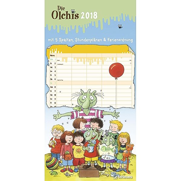 Die Olchis 2018 Familienplaner