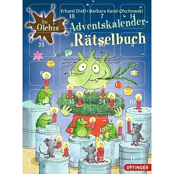 Die Olchis. Adventskalender-Rätselbuch, Erhard Dietl, Barbara Iland-Olschewski