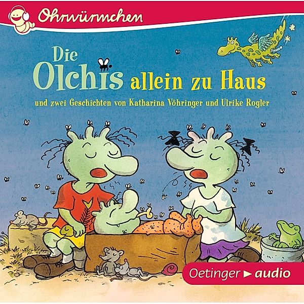 Die Olchis allein zu Haus und zwei Geschichten von Katharina Vöhringer und Ulrike Rogler,1 Audio-CD, Erhard Dietl, Ulrike Rogler, Katharina Vöhringer