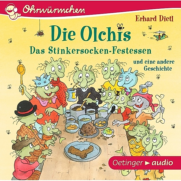 Die Olchis. Das Stinkersocken-Festessen und eine andere Geschichte,1 Audio-CD, Erhard Dietl