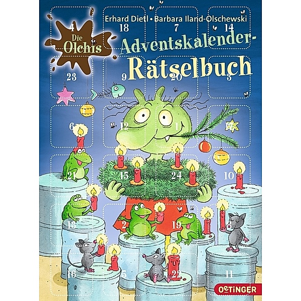 Die Olchis / Die Olchis. Adventskalender-Rätselbuch, Erhard Dietl, Barbara Iland-Olschewski
