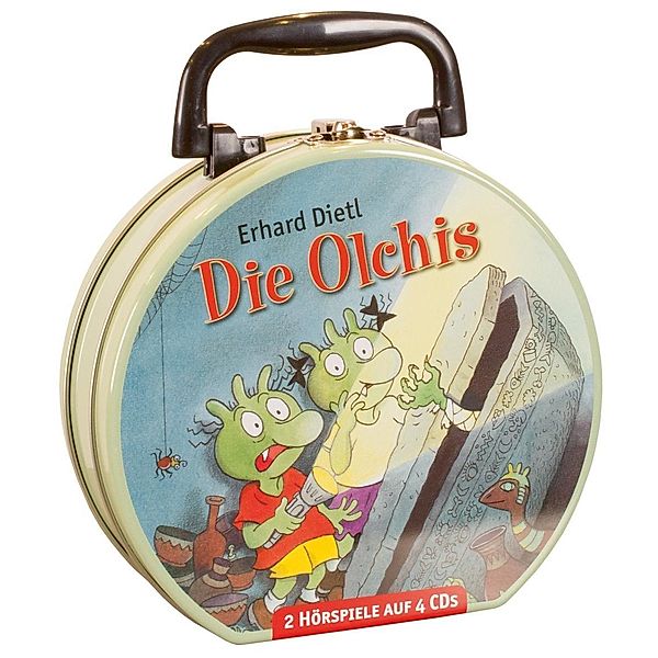 Die Olchis. Mein Hörbuchkoffer, 4 Audio-CD, Erhard Dietl