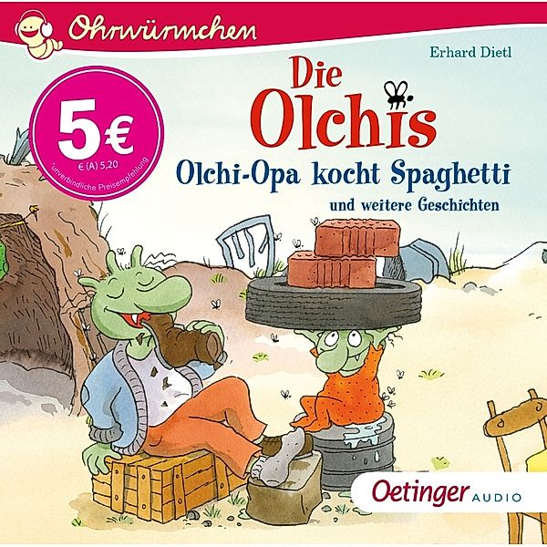 Die Olchis. Olchi-Opa kocht Spaghetti und weitere Geschichten,1 Audio-CD, Erhard Dietl, Barbara Iland-Olschewski