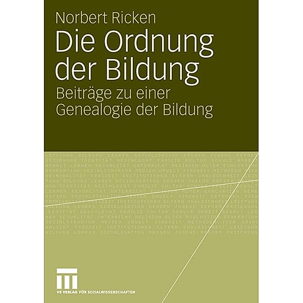 Die Ordnung der Bildung, Norbert Ricken