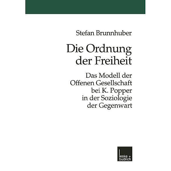 Die Ordnung der Freiheit, Stefan Brunnhuber