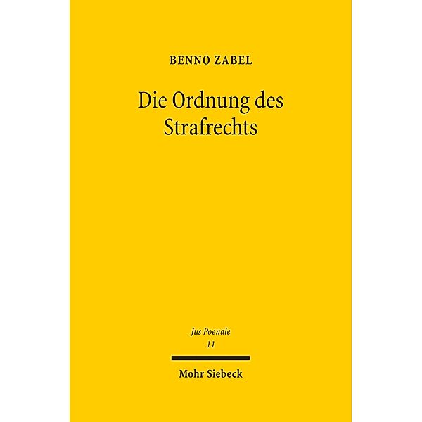 Die Ordnung des Strafrechts, Benno Zabel