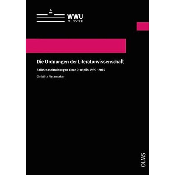 Die Ordnungen der Literaturwissenschaft, Christina Riesenweber