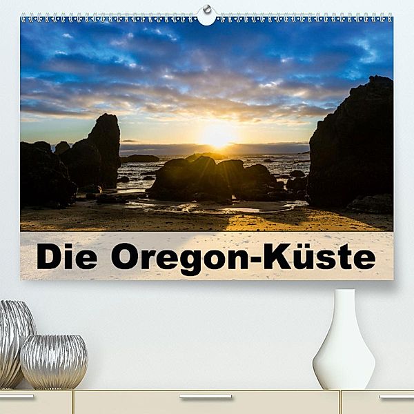 Die Oregon-Küste(Premium, hochwertiger DIN A2 Wandkalender 2020, Kunstdruck in Hochglanz), Rolf Hitzbleck