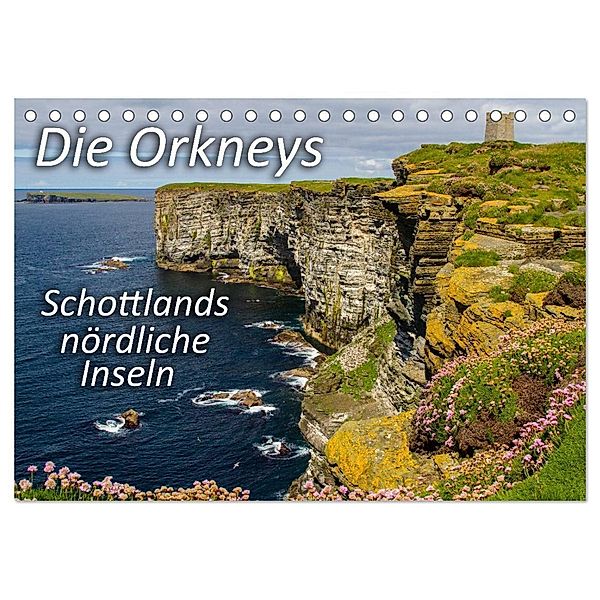 Die Orkneys - Schottlands nördliche Inseln (Tischkalender 2024 DIN A5 quer), CALVENDO Monatskalender, Leon Uppena (GdT)