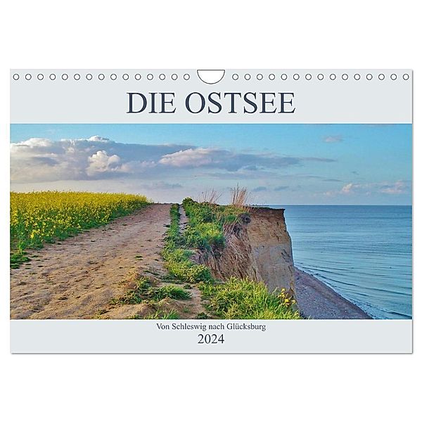 Die Ostsee - von Schleswig nach Glücksburg (Wandkalender 2024 DIN A4 quer), CALVENDO Monatskalender, Andrea Janke