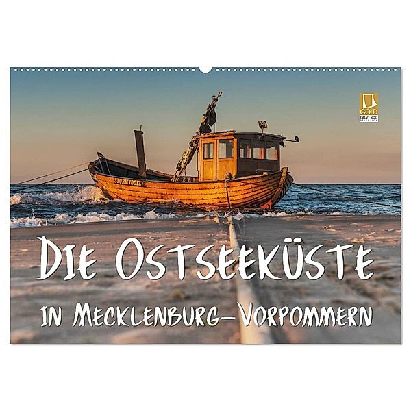 Die Ostseeküste in Mecklenburg-Vorpommern (Wandkalender 2024 DIN A2 quer), CALVENDO Monatskalender, Gunter Kirsch