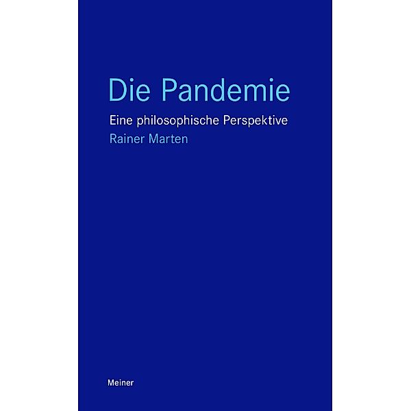 Die Pandemie / Blaue Reihe, Rainer Marten