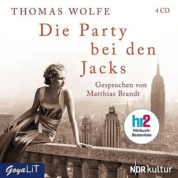 Die Party bei den Jacks, 4 Audio-CDs, Thomas Wolfe