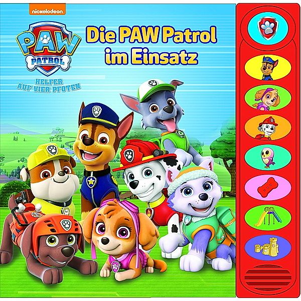 Die PAW Patrol im Einsatz, 8-Button-Soundbuch