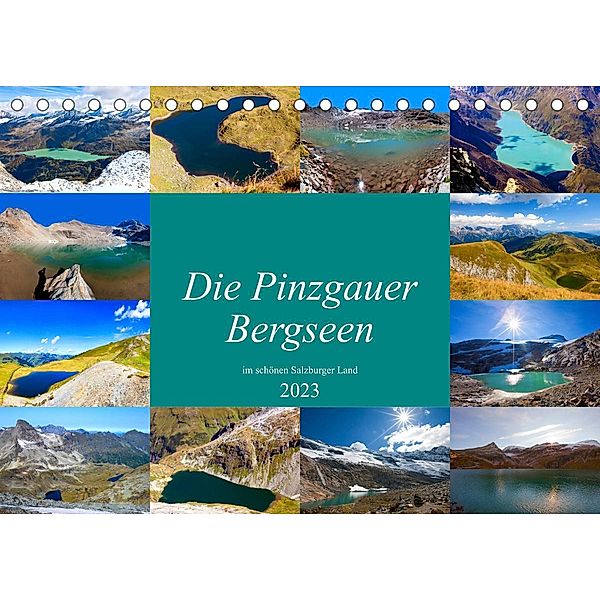 Die Pinzgauer Bergseen im schönen Salzburger Land (Tischkalender 2023 DIN A5 quer), Christa Kramer