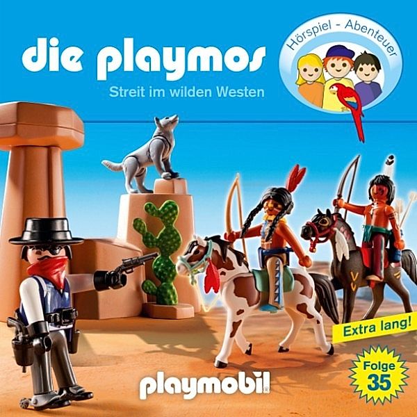 Die Playmos - 35 - Die Playmos - Das Original Playmobil Hörspiel, Folge 35: Streit im Wilden Westen, Florian Fickel, David Bredel