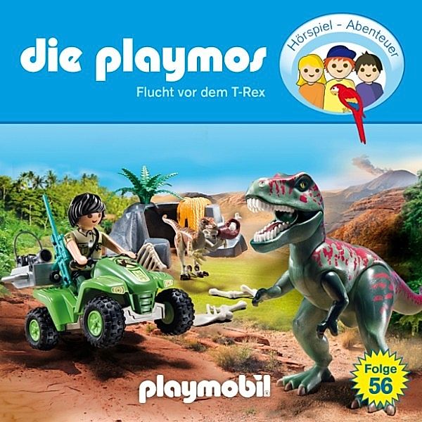 Die Playmos - 56 - Die Playmos - Das Original Playmobil Hörspiel, Folge 56: Flucht vor dem T-Rex, Florian Fickel, David Bredel