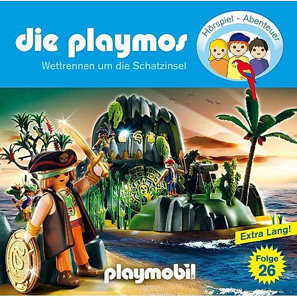 Die Playmos Band 26: Wettrennen um die Schatzinsel (1 Audio-CD), Simon X. Rost