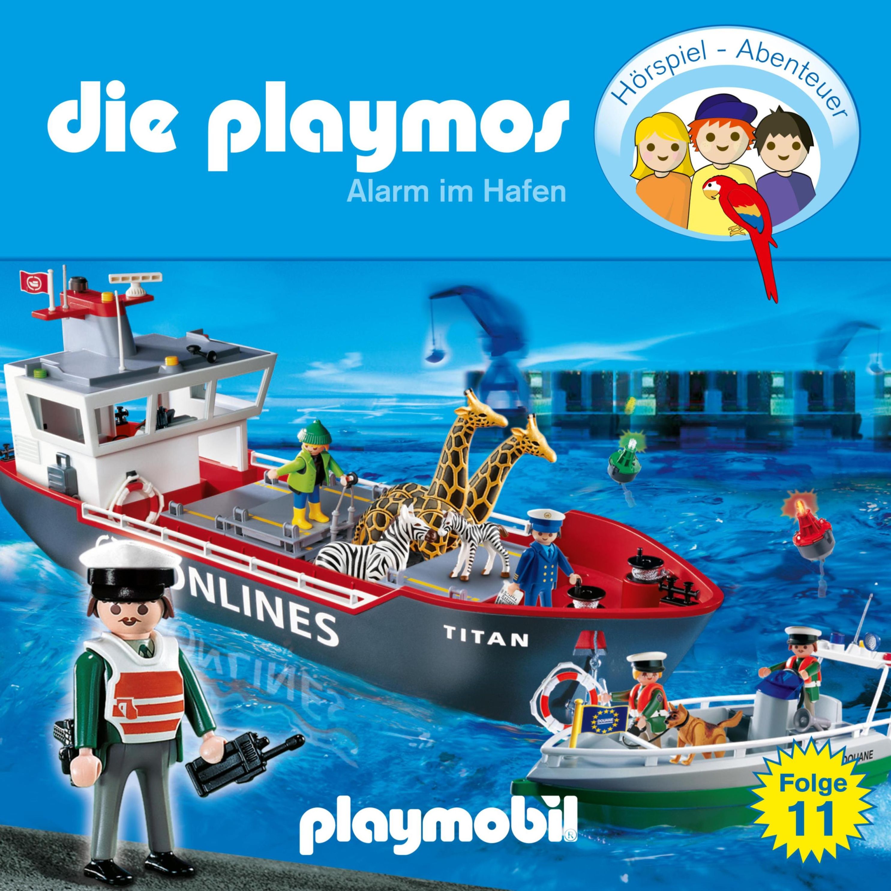 Die Playmos - Das Original Playmobil Hörspiel - 11 - Die Playmos - Das  Original Playmobil Hörspiel, Folge 11: Alarm im Hafen Hörbuch Download