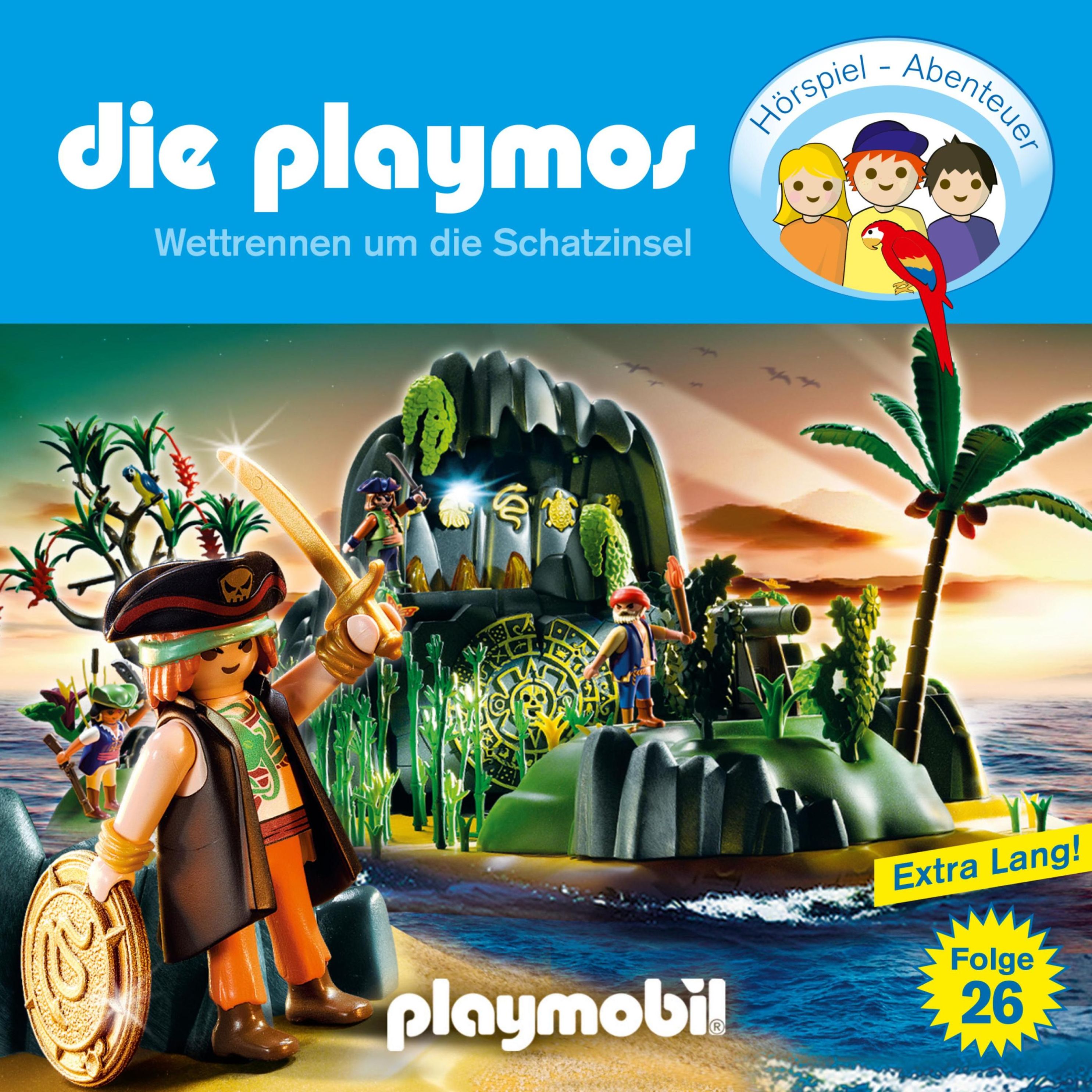 Die Playmos - Das Original Playmobil Hörspiel - 26 - Wettrennen um die  Schatzinsel Hörbuch Download