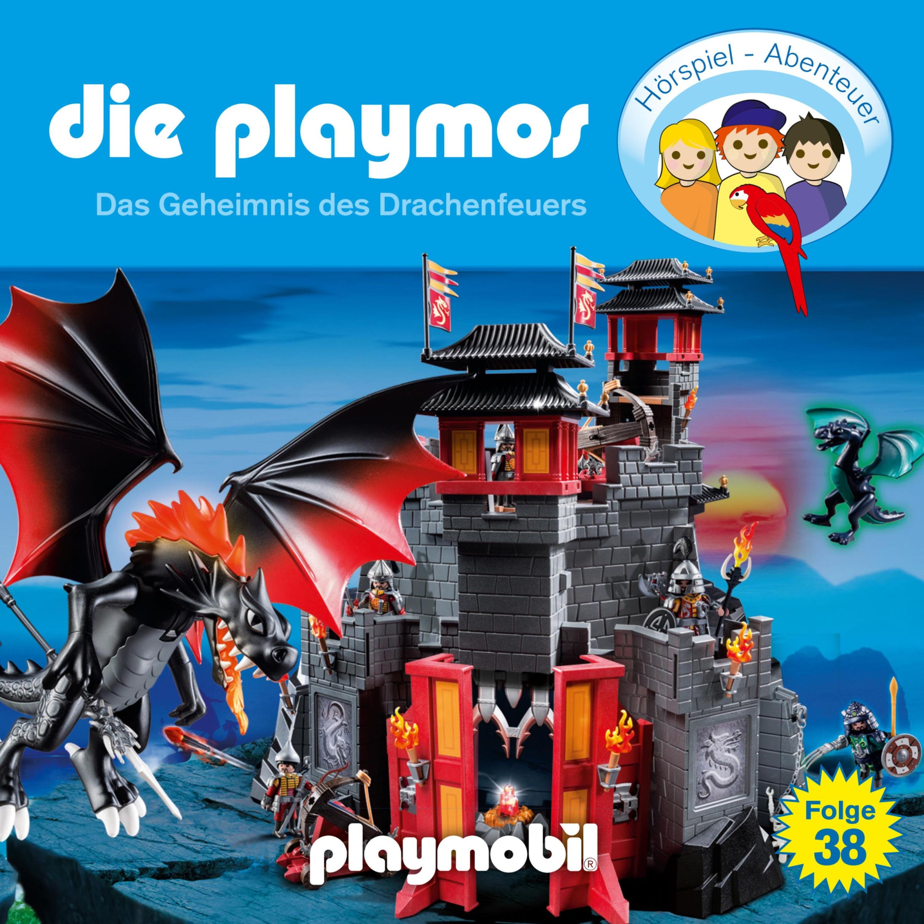 Die Playmos - Das Original Playmobil Hörspiel - 38 - Die Playmos - Das  Original Playmobil Hörspiel, Folge 38: Das Geheimnis des Drachenfeuers  Hörbuch Download