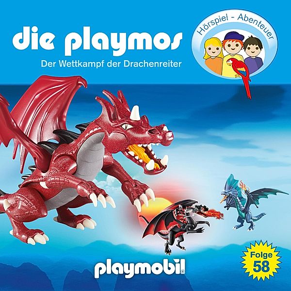 Die Playmos - Das Original Playmobil Hörspiel - 58 - Die Playmos - Das Original Playmobil Hörspiel, Folge 58: Wettkampf der Drachenreiter, Florian Fickel, David Bredel