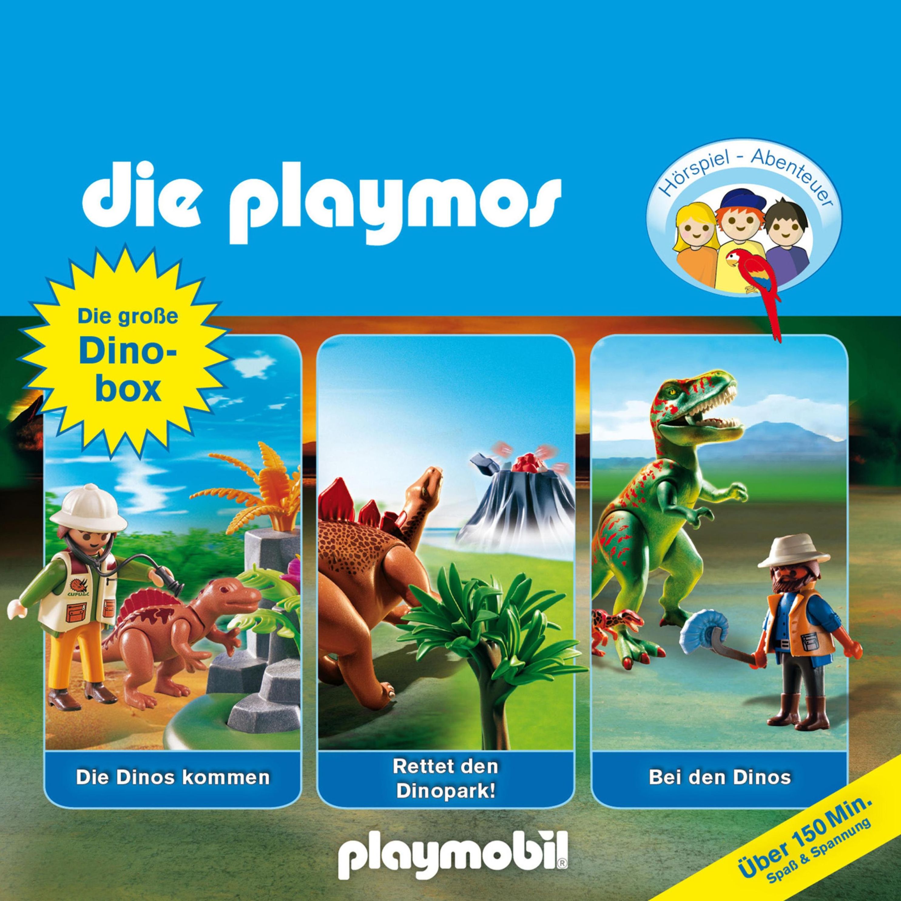 Die Playmos - Das Original Playmobil Hörspiel - Die Playmos - Das Original  Playmobil Hörspiel, Die große Dino-Box, Folgen 3, 17, 30 Hörbuch Download