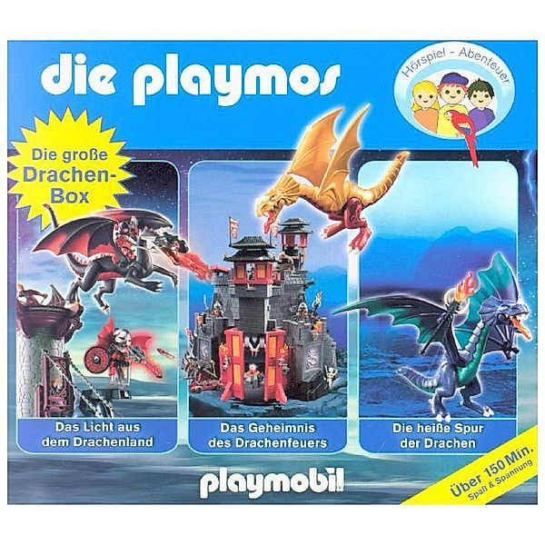 Die Playmos - Die große Drachen-Box,3 Audio-CDs, Simon X. Rost, Florian Fickel