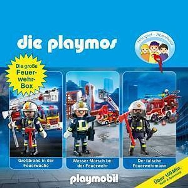 Die Playmos - Die grosse Feuerwehr-Box,3 Audio-CD, Simon X. Rost, David Bredel, Florian Fickel