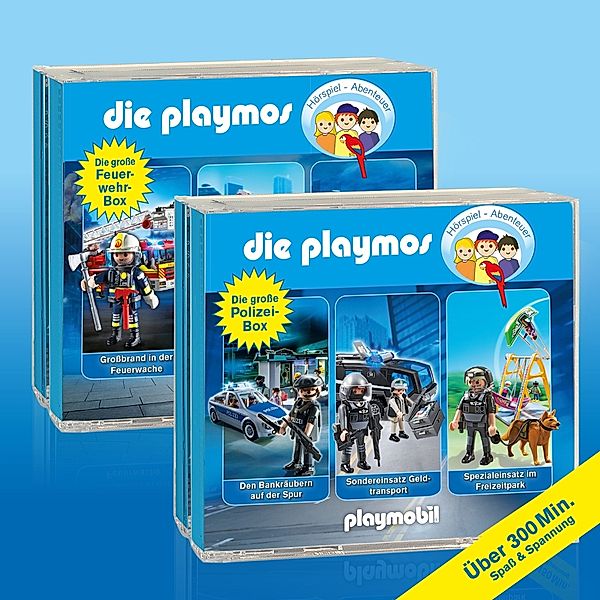 Die Playmos-Die Grosse Polizei-U.Feuerwehr-Box, Simon X. Rost, David Bredel, Florian Fickel