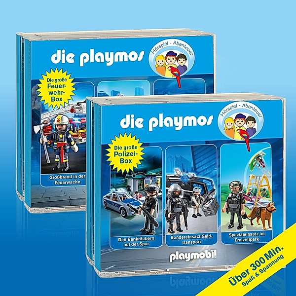 Die Playmos-Die Grosse Polizei-U.Feuerwehr-Box, Simon X. Rost, David Bredel, Florian Fickel