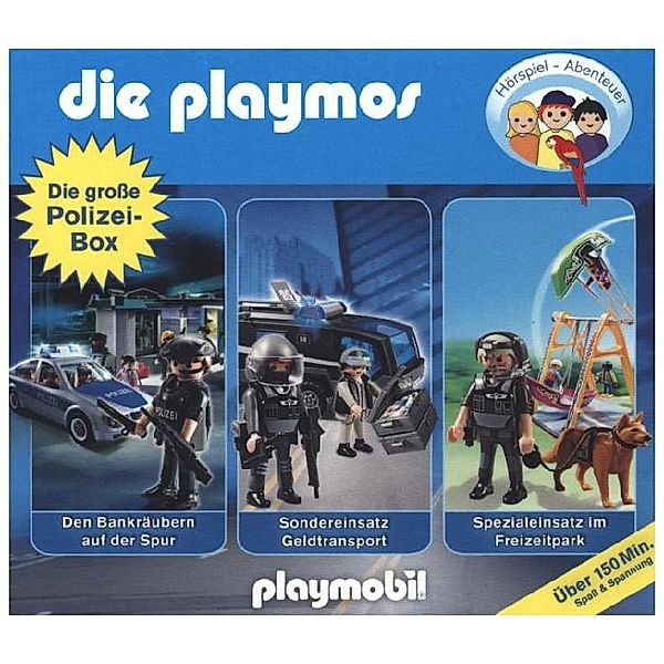 Die Playmos - Die große Polizisten-Box (3CD-Box), Simon X Rost, Florian Fickel