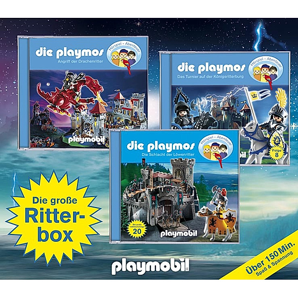 Die Playmos - Die große Ritter-Box,3 Audio-CDs, Simon X. Rost