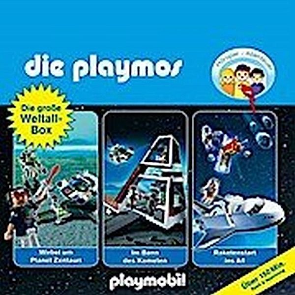 Die Playmos - Die grosse Weltrall-Box,3 Audio-CD, Simon X. Rost, David Bredel, Florian Fickel