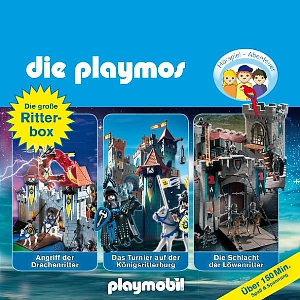 Die Playmos - Die Playmos - Das Original Playmobil Hörspiel, Die große Ritter-Box, Folgen 2, 8, 20, Simon X. Rost, Florian Fickel