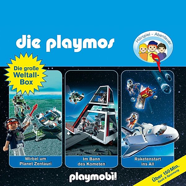 Die Playmos - Die Playmos - Das Original Playmobil Hörspiel, Die grosse Weltall-Box, Folgen 29, 36, 48, Simon X. Rost, Florian Fickel