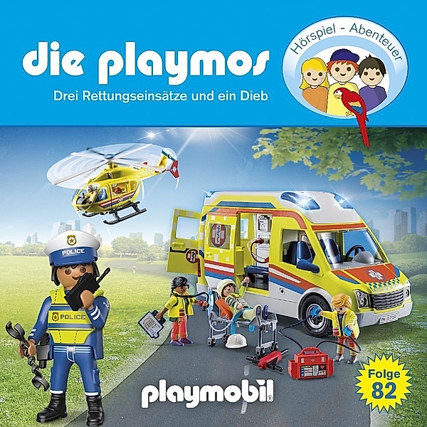 Die Playmos - Drei Rettungseinsätze und ein Dieb,1 Audio-CD, David Bredel, Florian Fickel
