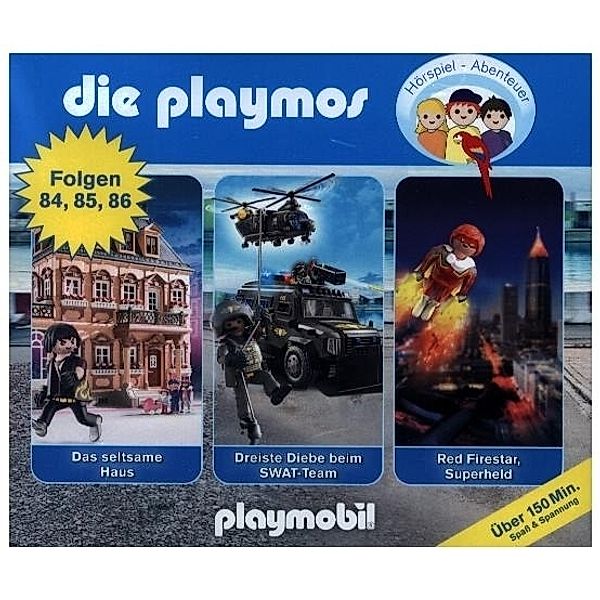Die Playmos - Hörspiel-Box.Folge 84-86,3 Audio-CD, Simon X. Rost, David Bredel, Florian Fickel