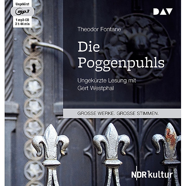 Die Poggenpuhls,1 Audio-CD, 1 MP3, Theodor Fontane