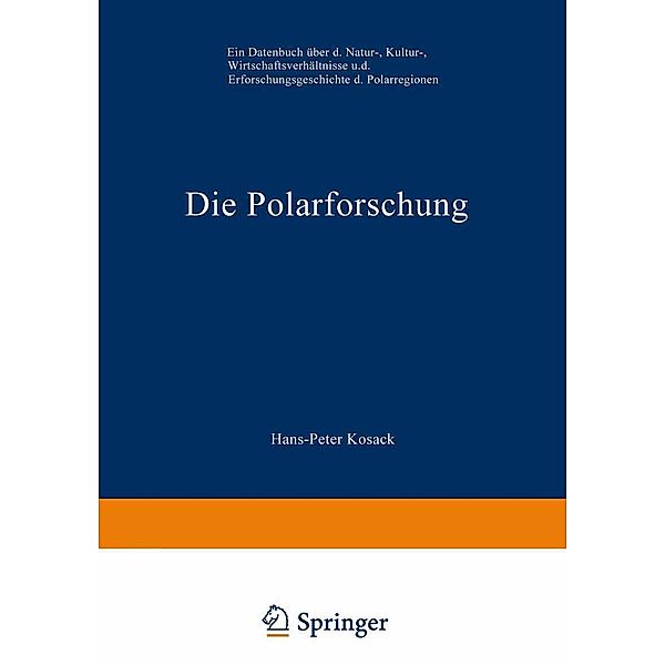 Die Polarforschung, Hans-Peter Kosack