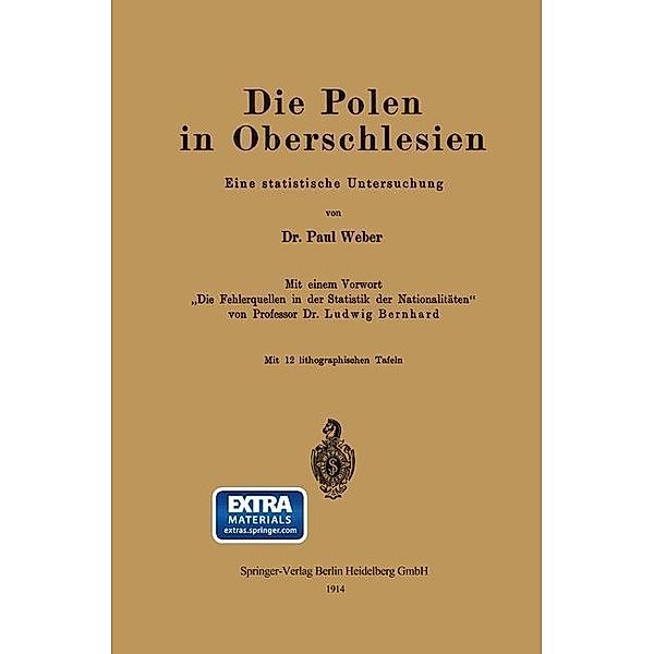 Die Polen in Oberschlesien, Paul Weber, Ludwig Bernhard