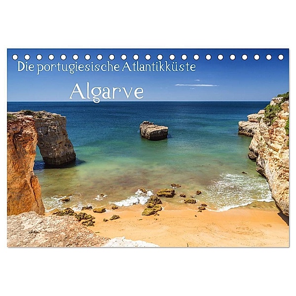 Die portugiesische Atlantikküste - Algarve (Tischkalender 2024 DIN A5 quer), CALVENDO Monatskalender, Thomas Klinder