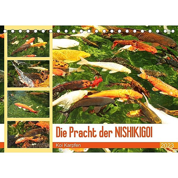 Die Pracht der NISHIKIGOI - Koi Karpfen (Tischkalender 2023 DIN A5 quer), Katrin Lantzsch