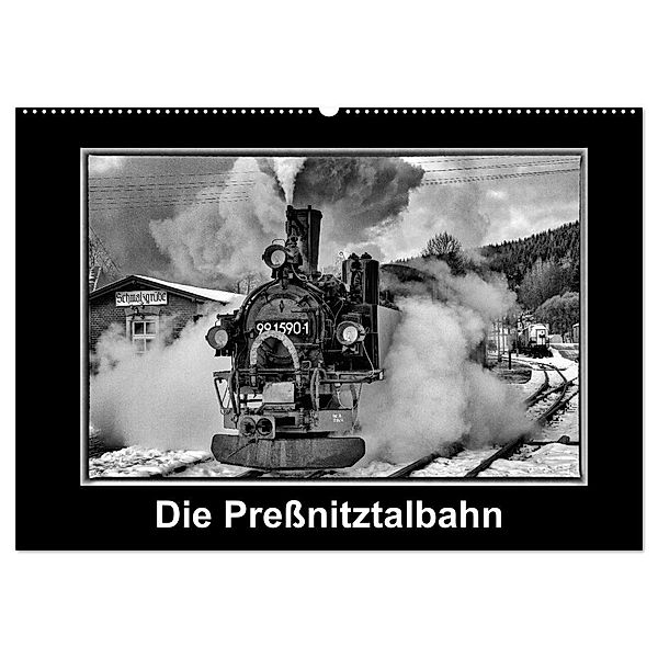 Die Preßnitztalbahn (Wandkalender 2024 DIN A2 quer), CALVENDO Monatskalender, Marion Maurer