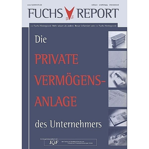 Die private Vermögensanlage des Unternehmers