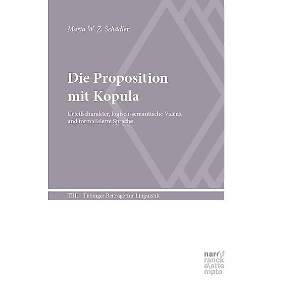Die Proposition mit Kopula, Maria W. Z. Schädler