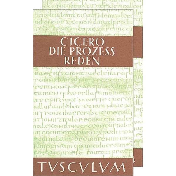 Die Prozessreden, 2 Teile, Cicero